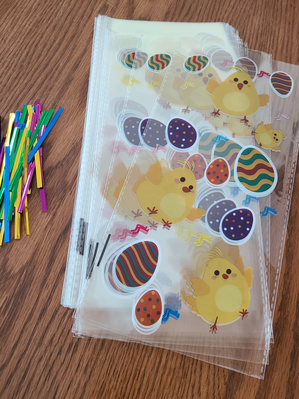 Easter Cellophane Bags - Chicks
